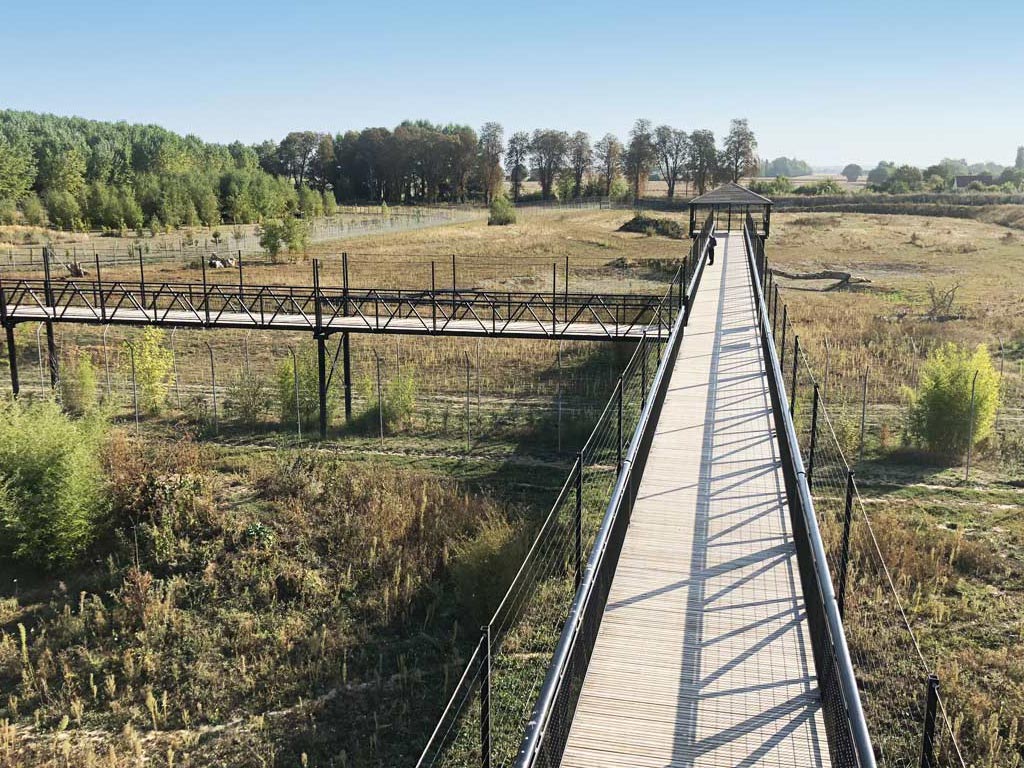 Passerelle de franchissement - Parc des Félins